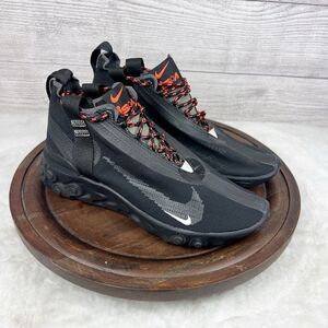 Nike React Runner Mid WR ISPA Black White Anthracite AT3143-001 Men's Size 5